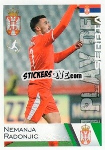 Sticker Nemanja Radonjic - Euro 2020
 - ALL SPORT
