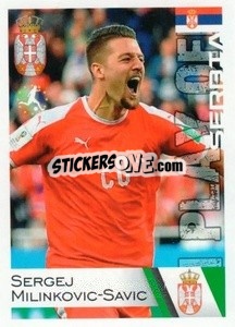 Sticker Sergej Milinkovic-Savic - Euro 2020
 - ALL SPORT
