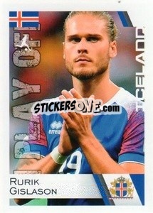 Sticker Rurik Gislason - Euro 2020
 - ALL SPORT
