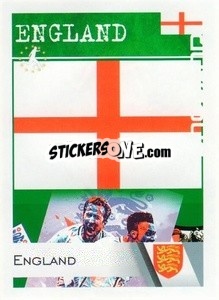 Sticker Flag and Team - Euro 2020
 n. 181 - ALL SPORT
