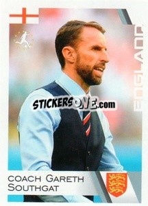 Sticker Gareth Southgate (coach) - Euro 2020
 n. 182 - ALL SPORT
