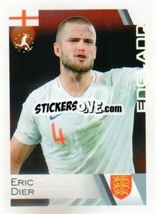 Sticker Eric Dier - Euro 2020
 - ALL SPORT
