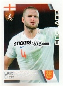 Sticker Eric Dier - Euro 2020
 n. 187 - ALL SPORT
