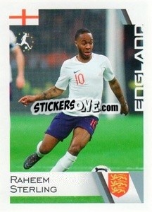 Sticker Raheem Sterling - Euro 2020
 n. 192 - ALL SPORT
