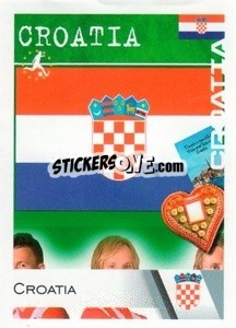 Sticker Flag and Team - Euro 2020
 n. 195 - ALL SPORT

