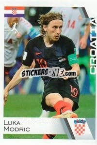 Sticker Luka Modric - Euro 2020
 - ALL SPORT
