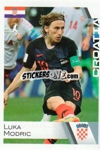 Sticker Luka Modric - Euro 2020
 n. 208 - ALL SPORT
