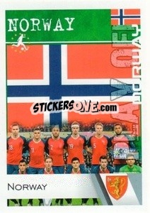 Sticker Flag and Team - Euro 2020
 n. 224 - ALL SPORT
