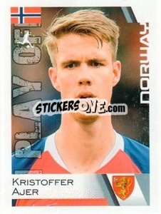 Sticker Kristoffer Ajer - Euro 2020
 n. 229 - ALL SPORT

