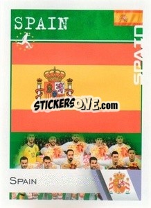 Sticker Flag and Team - Euro 2020
 n. 237 - ALL SPORT
