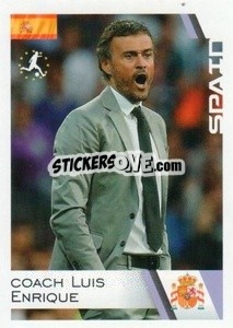 Sticker Luis Enrique (coach) - Euro 2020
 n. 238 - ALL SPORT

