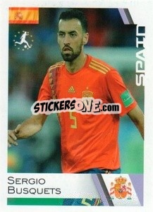Sticker Sergio Busquets - Euro 2020
 - ALL SPORT
