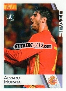 Sticker Alvaro Morata - Euro 2020
 n. 247 - ALL SPORT
