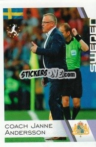 Sticker Janne Andersson (coach) - Euro 2020
 n. 252 - ALL SPORT
