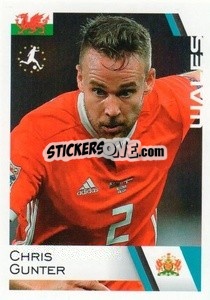 Sticker Chris Gunter - Euro 2020
 - ALL SPORT
