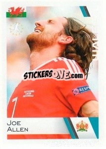 Sticker Joe Allen - Euro 2020
 n. 35 - ALL SPORT
