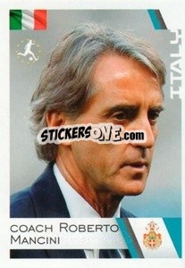 Cromo Roberto Mancini (coach)