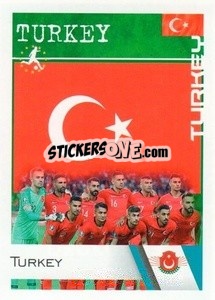 Sticker Flag and Team - Euro 2020
 n. 55 - ALL SPORT
