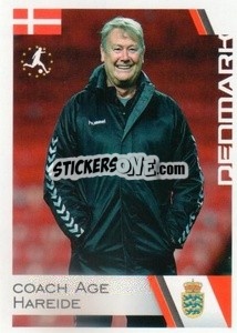 Sticker Age Hareide (coach) - Euro 2020
 - ALL SPORT
