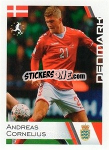 Sticker Andreas Cornelius - Euro 2020
 n. 76 - ALL SPORT

