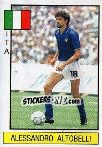 Sticker Alessandro Altobelli - Supersport 1986 n. 51 - Panini