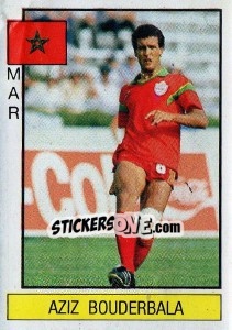 Sticker Aziz Bouderbala - Supersport 1986 n. 56 - Panini
