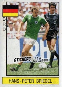 Sticker Hans-Peter Briegel - Supersport 1986 n. 57 - Panini