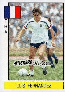 Figurina Luis Fernandez - Supersport 1986 n. 64 - Panini