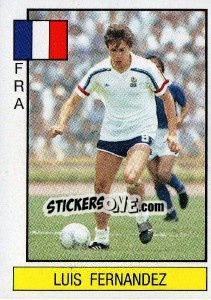 Sticker Luis Fernandez - Supersport 1986 - Panini