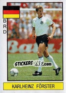 Sticker KarlHeinz Förster - Supersport 1986 - Panini