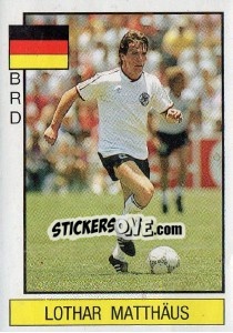 Sticker Lothar Matthäus - Supersport 1986 n. 72 - Panini