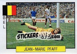 Cromo Jean-Marie Pfaff - Supersport 1986 - Panini