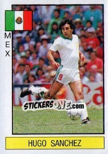Sticker Hugo Sanchez - Supersport 1986 - Panini