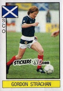 Sticker Gordon Strachan - Supersport 1986 - Panini