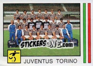 Figurina Juventus Torino - Supersport 1986 - Panini