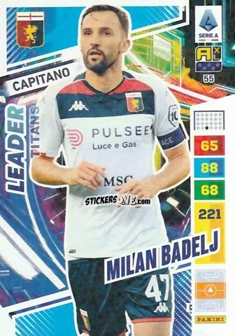 Sticker Milan Badelj - Calciatori 2023-2024. Adrenalyn XL TITANS n. 55 - Panini