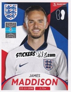 Sticker James Maddison - Deutschland 2024 & die Bestern aus Europa
 n. 227 - Panini