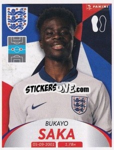 Sticker Bukayo Saka - Deutschland 2024 & die Bestern aus Europa
 n. 231 - Panini