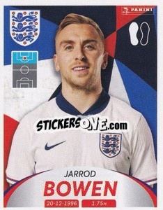 Sticker Jarrod Bowen - Deutschland 2024 & die Bestern aus Europa
 n. 232 - Panini