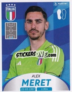 Sticker Alex Meret - Deutschland 2024 & die Bestern aus Europa
 n. 239 - Panini