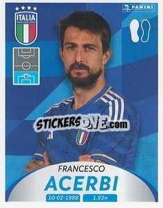 Sticker Francesco Acerbi - Deutschland 2024 & die Bestern aus Europa
 n. 240 - Panini