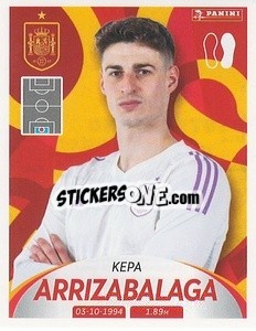 Sticker Kepa Arrizabalaga - Deutschland 2024 & die Bestern aus Europa
 n. 266 - Panini