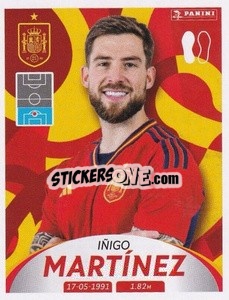 Sticker Iñigo Martínez - Deutschland 2024 & die Bestern aus Europa
 n. 273 - Panini