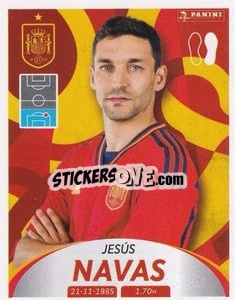 Sticker Jesús Navas - Deutschland 2024 & die Bestern aus Europa
 n. 274 - Panini