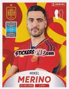 Sticker Mikel Merino - Deutschland 2024 & die Bestern aus Europa
 n. 276 - Panini