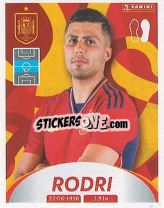 Sticker Rodri - Deutschland 2024 & die Bestern aus Europa
 n. 279 - Panini