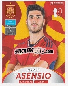 Sticker Marco Asensio - Deutschland 2024 & die Bestern aus Europa
 n. 283 - Panini