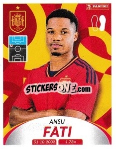 Sticker Ansu Fati - Deutschland 2024 & die Bestern aus Europa
 n. 284 - Panini