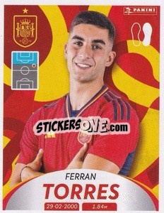 Sticker Ferran Torres - Deutschland 2024 & die Bestern aus Europa
 n. 288 - Panini