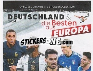 Sticker Logo - Deutschland 2024 & die Bestern aus Europa
 n. 1 - Panini
